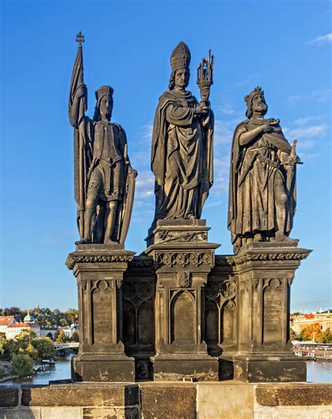 statues on the charles bridge